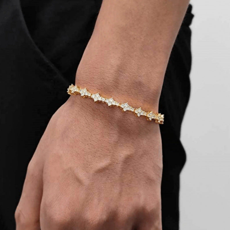 Bracciale Tennis Classico | Oro Bianco