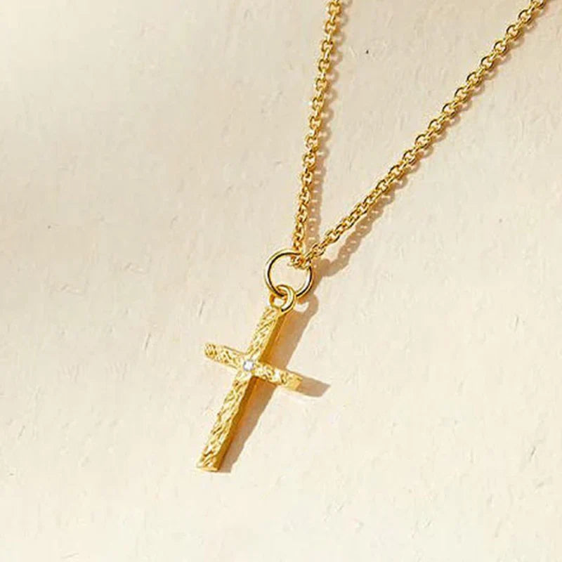 Collana Iniziale Incrociata | Oro