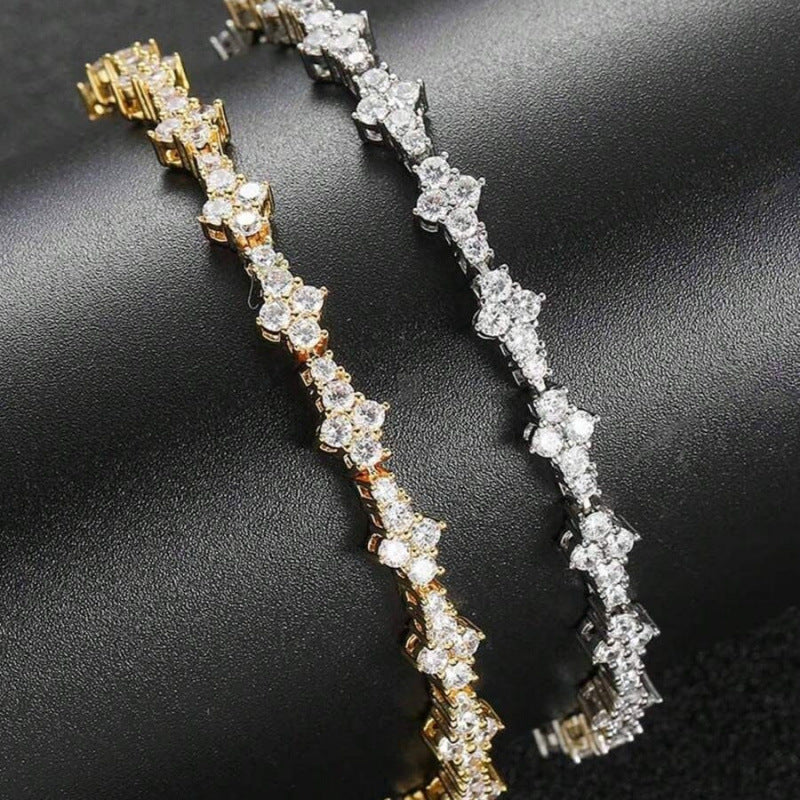 Bracciale Tennis Classico | Oro Bianco