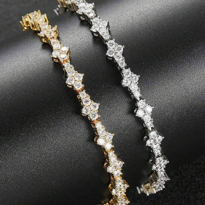 Bracciale Tennis Classico | Oro Bianco