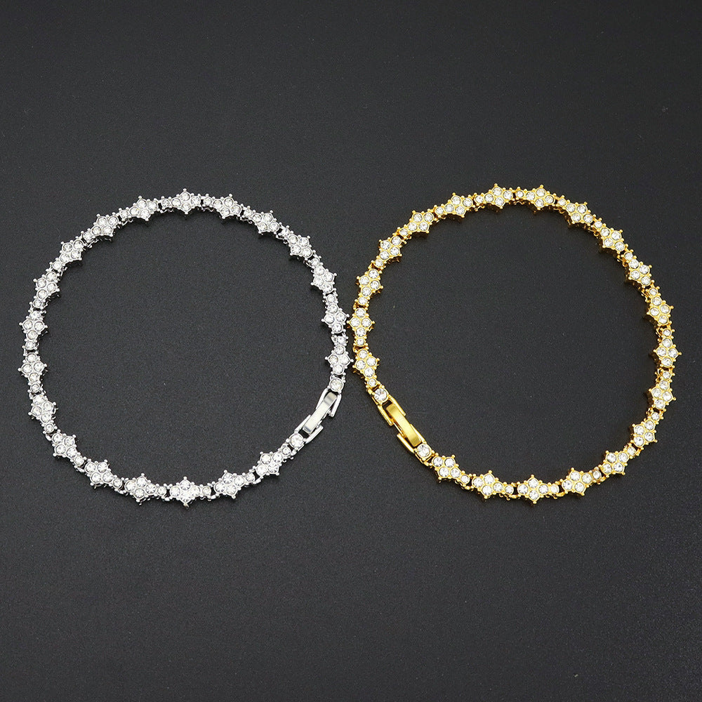 Bracciale Tennis Classico | Oro Bianco