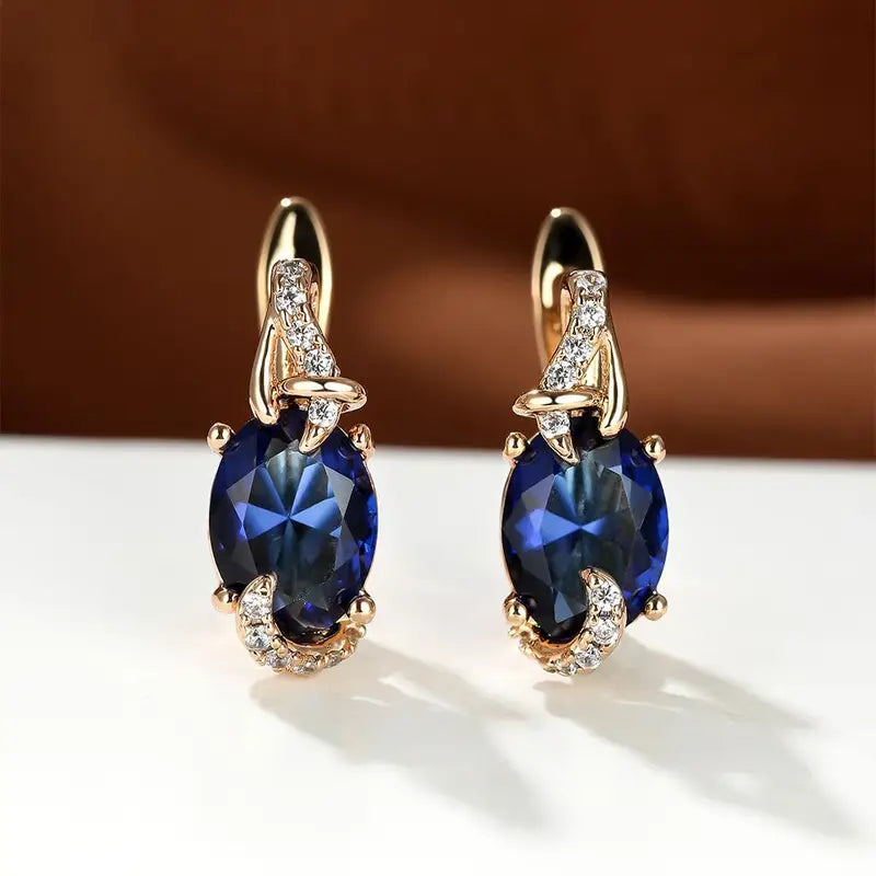 Orecchini Royal Midnight Drop | Oro