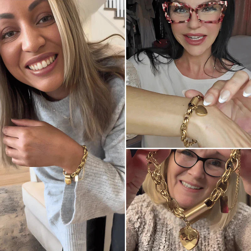 Bracciale Chunky Avvolgente | Oro