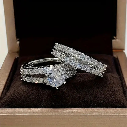 Set di Anelli Eterna Radiance | Oro