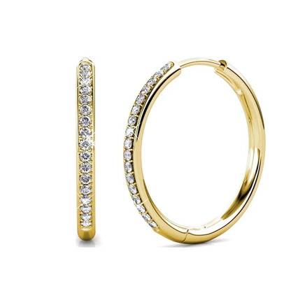 Orecchini Sorel Pavé | Oro Bianco