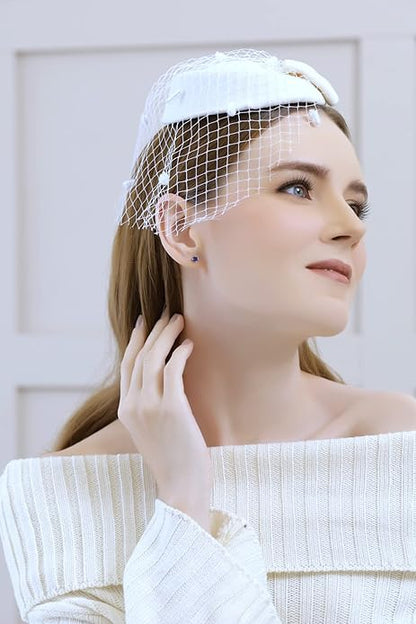 Orecchini Zaffiro Classico | Oro Bianco
