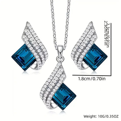 Set di Gioielli Brienne Solazure | Oro Bianco
