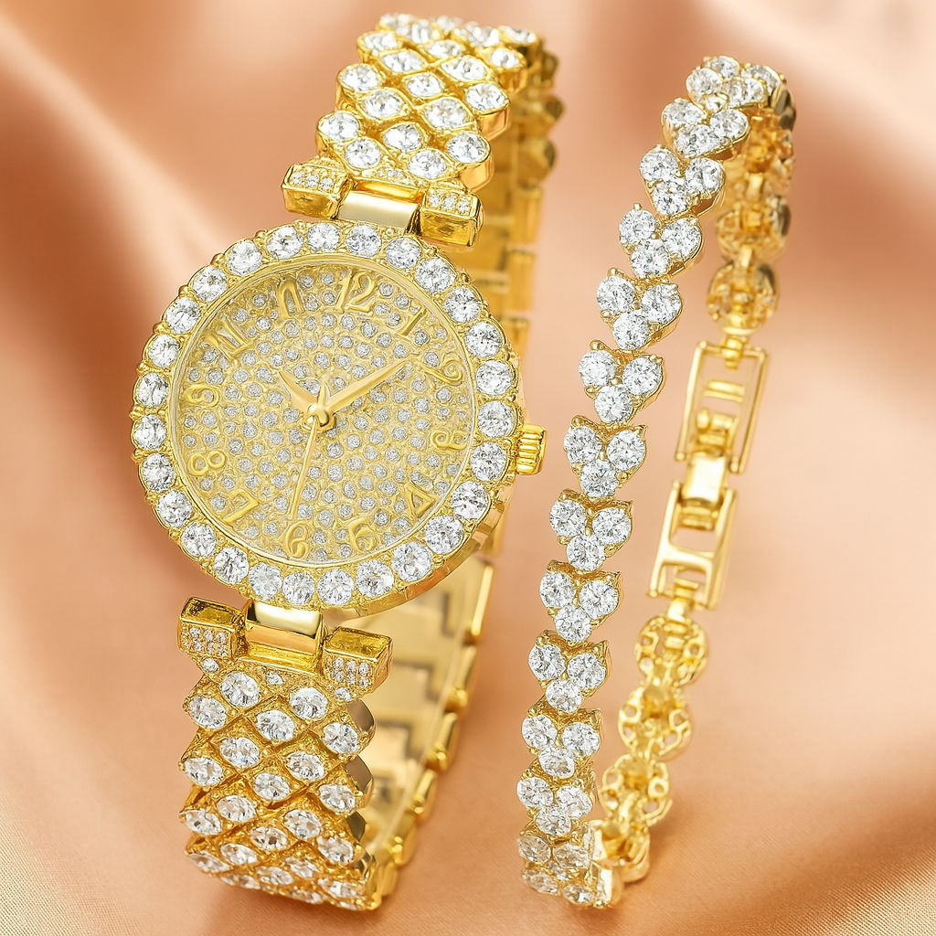 Orologio e Bracciale Oro Luxe Radiance | Oro