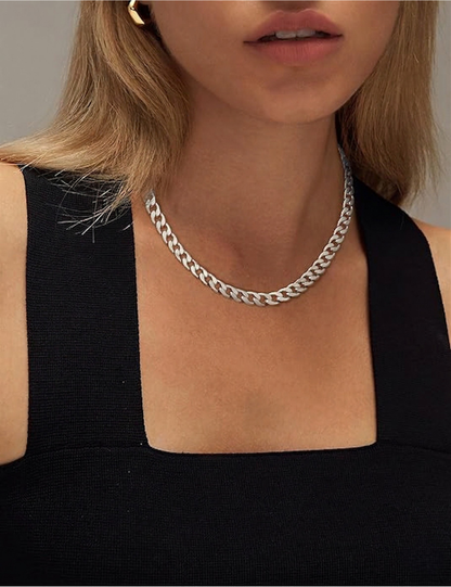 Collana a Maglie Cubane Spesse | Oro