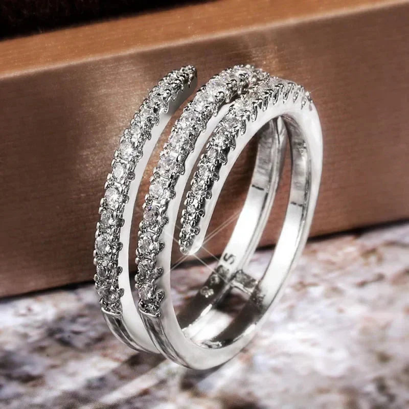 Anello Mariavittoria Sassetti | Oro Bianco