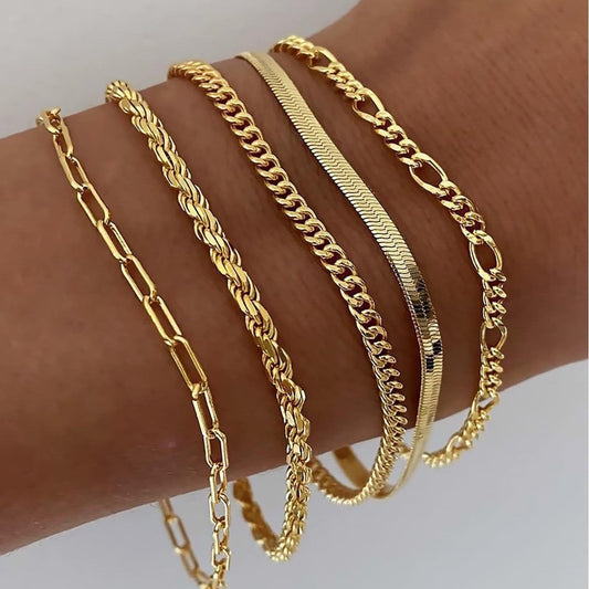 Set di Bracciali Ellis Renner | Oro