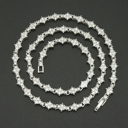 Collana Tennis Classica | Oro Bianco