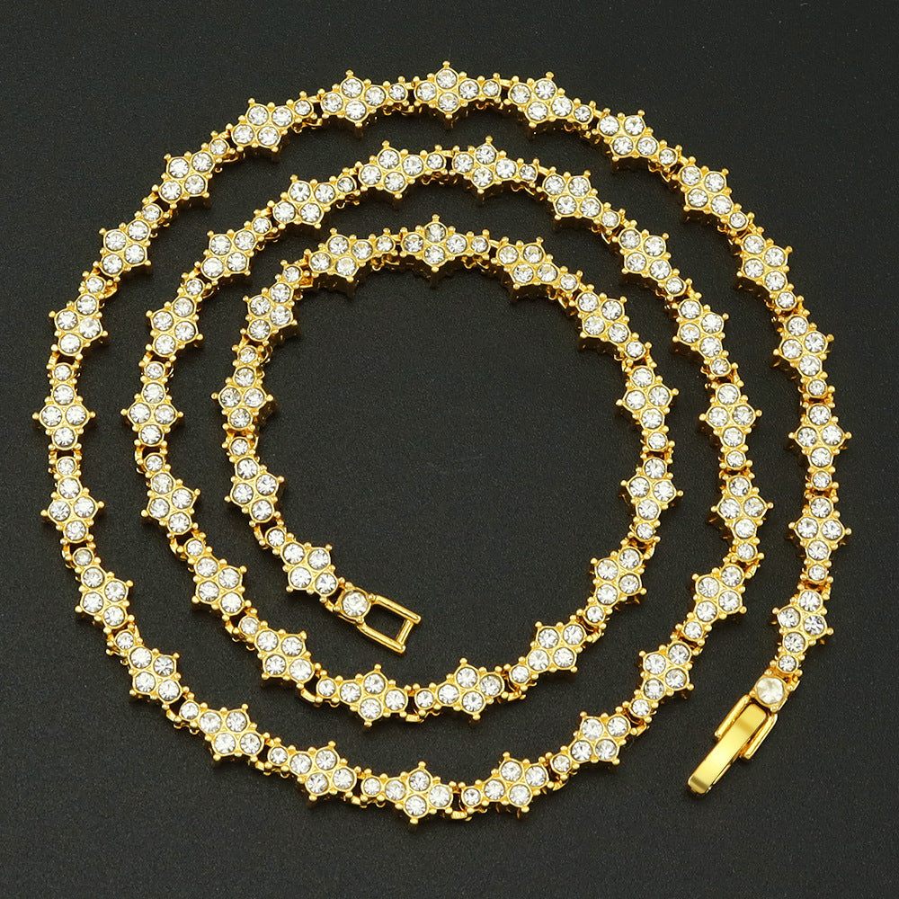 Collana Tennis Classica | Oro Bianco