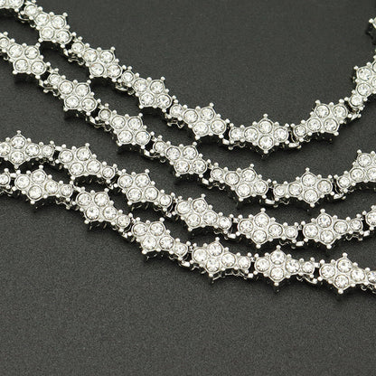 Collana Tennis Classica | Oro Bianco