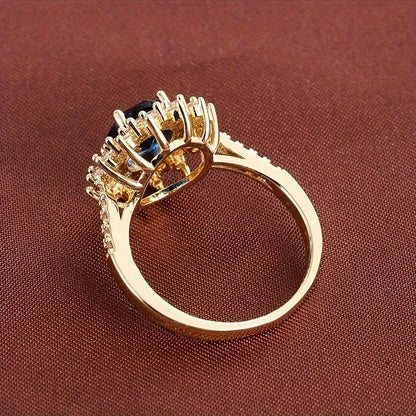 Anello Vionne Saphirae | Oro Bianco