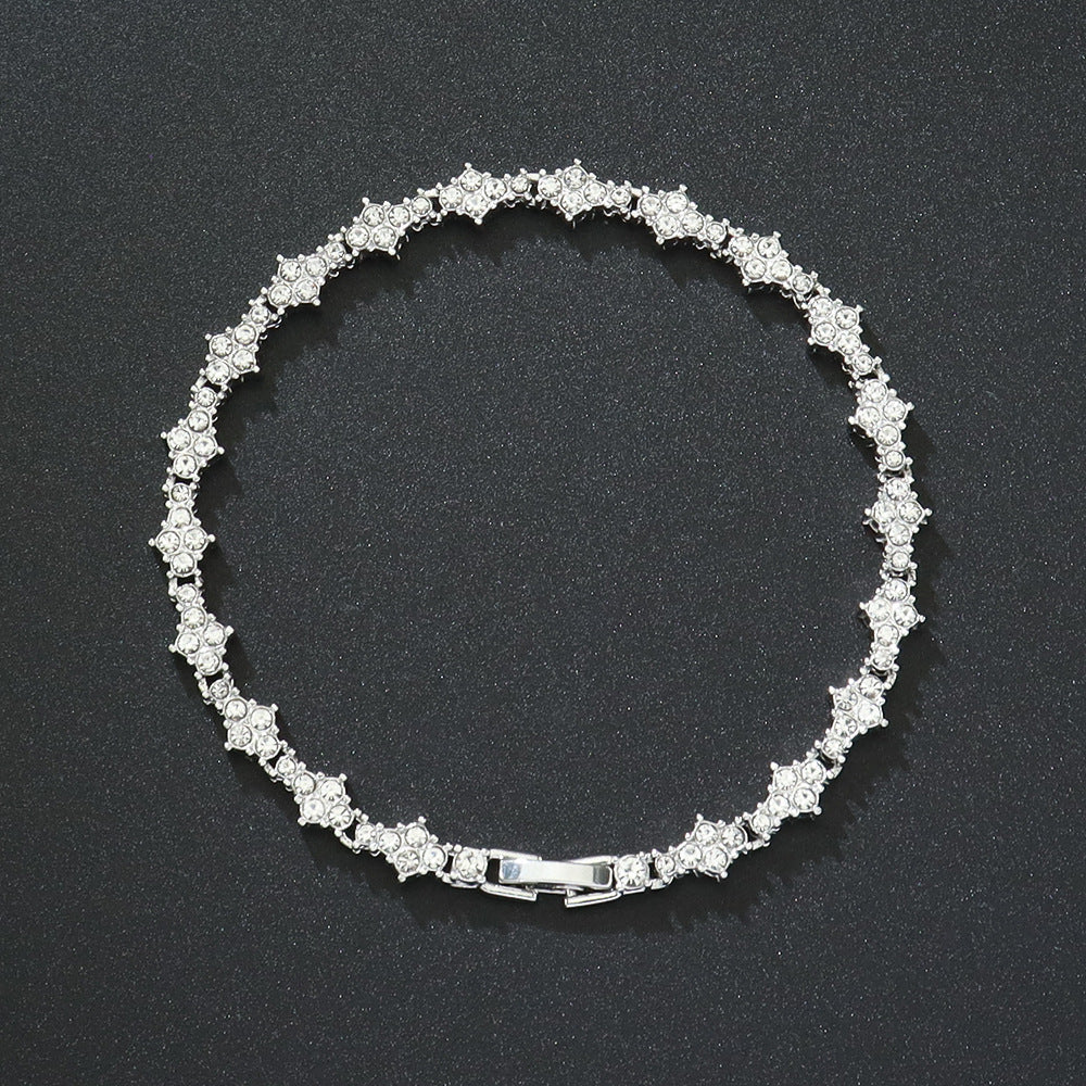 Bracciale Tennis Classico | Oro Bianco