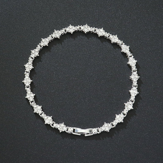 Bracciale Tennis Classico | Oro Bianco