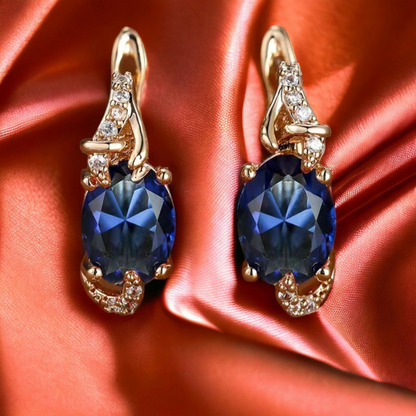 Orecchini Royal Midnight Drop | Oro