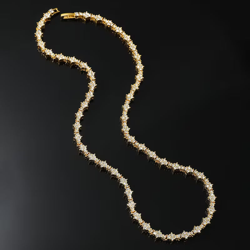 Collana Tennis Classica | Oro Bianco